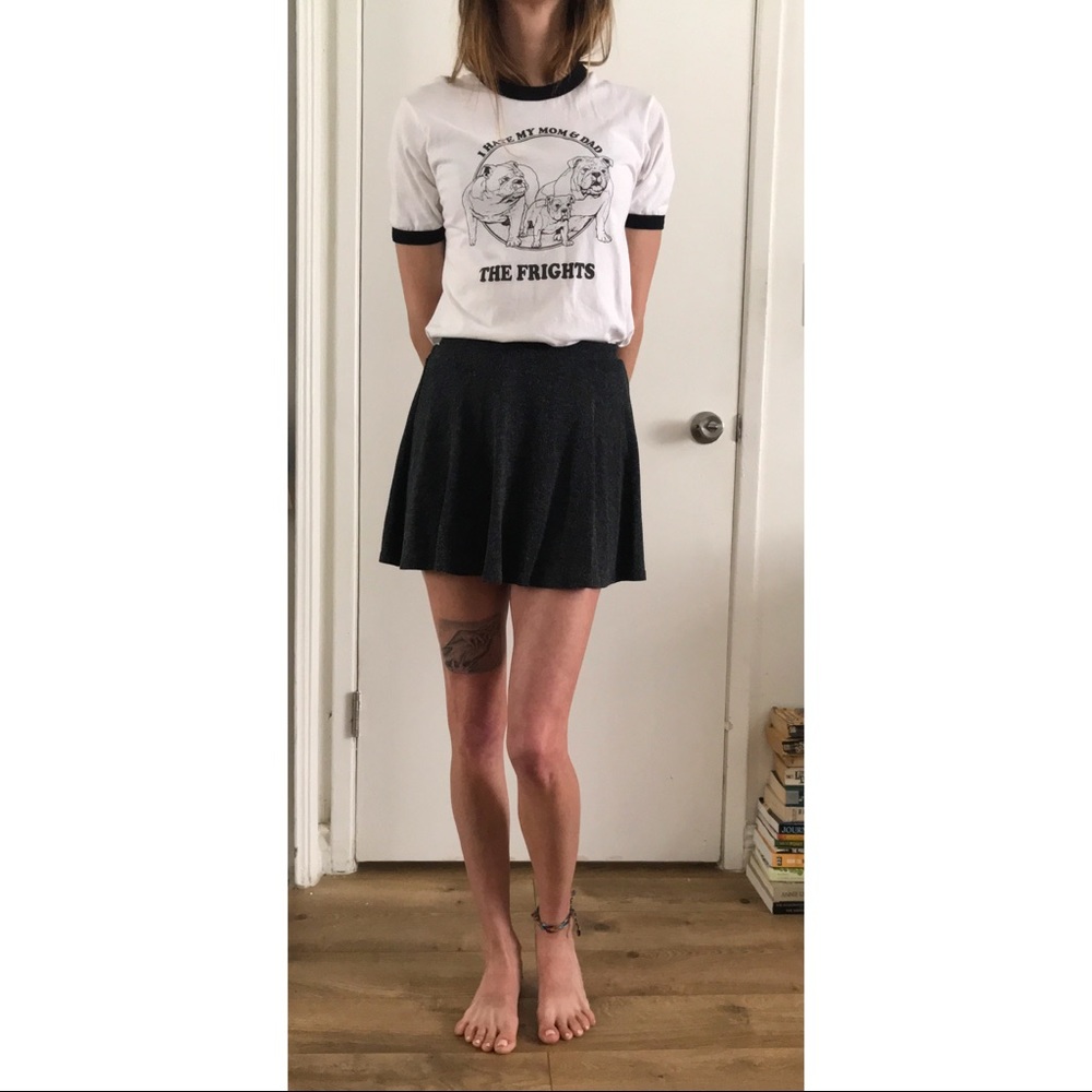 High Waist Skater Skirt